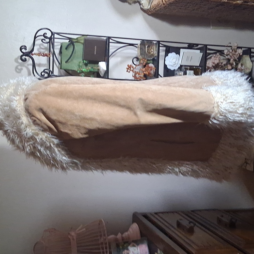 GORGEOUS!! π₯π₯π₯100% Leather/Suede Penny Lane Giacca Coat Size Small - Picture 7 of 13